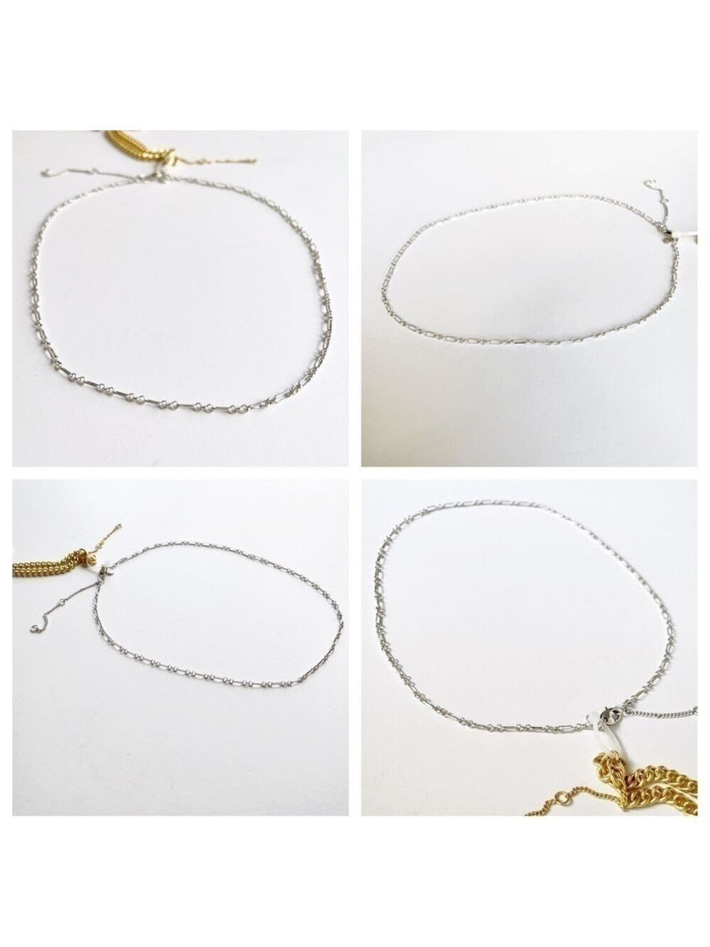 Madewell Mixed Metal Chain Necklace Set - Picture 11 of 13